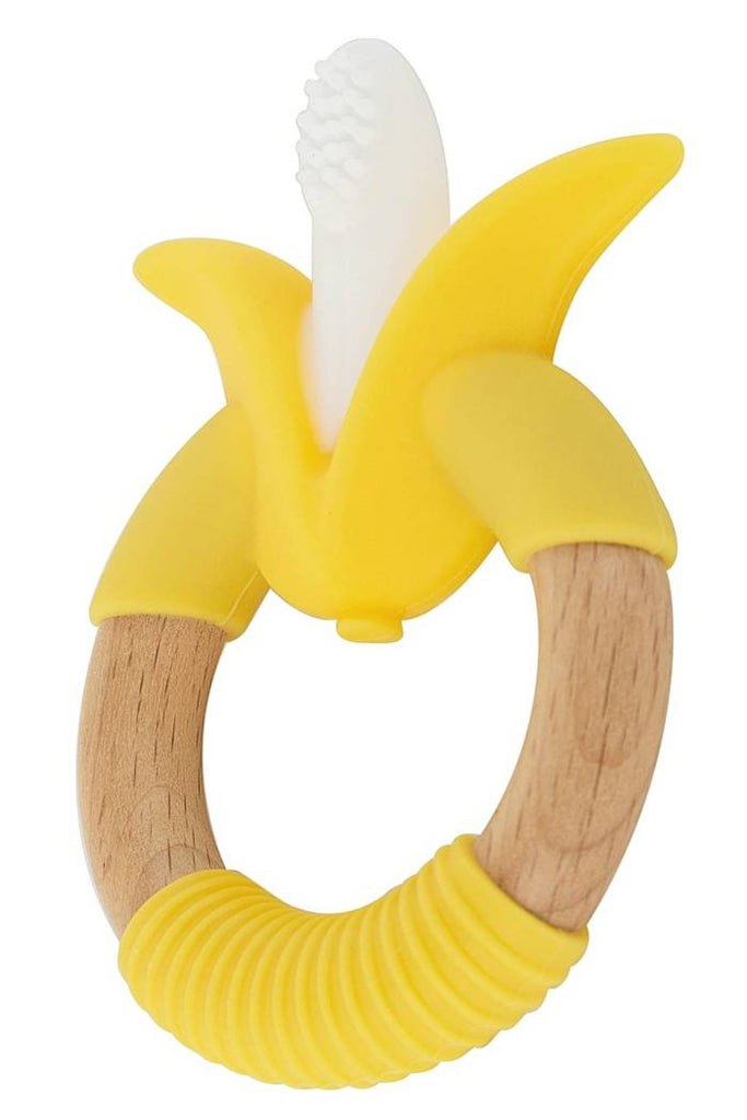 Wooden Banana Teething Toy - SOFIA WITH LOVE
