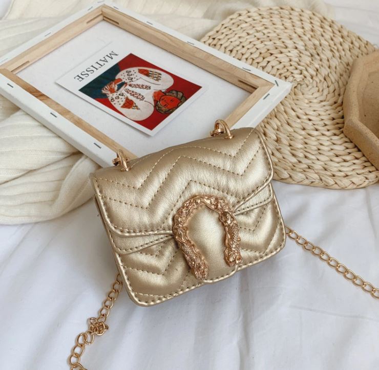 Mini Luxe Bag - Gold - SOFIA WITH LOVE