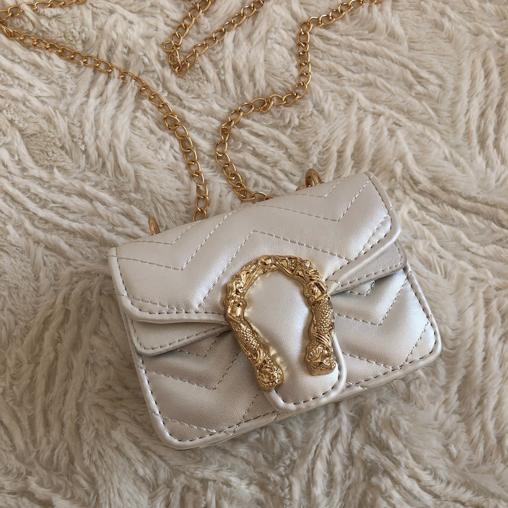 Mini Luxe Bag - White - SOFIA WITH LOVE