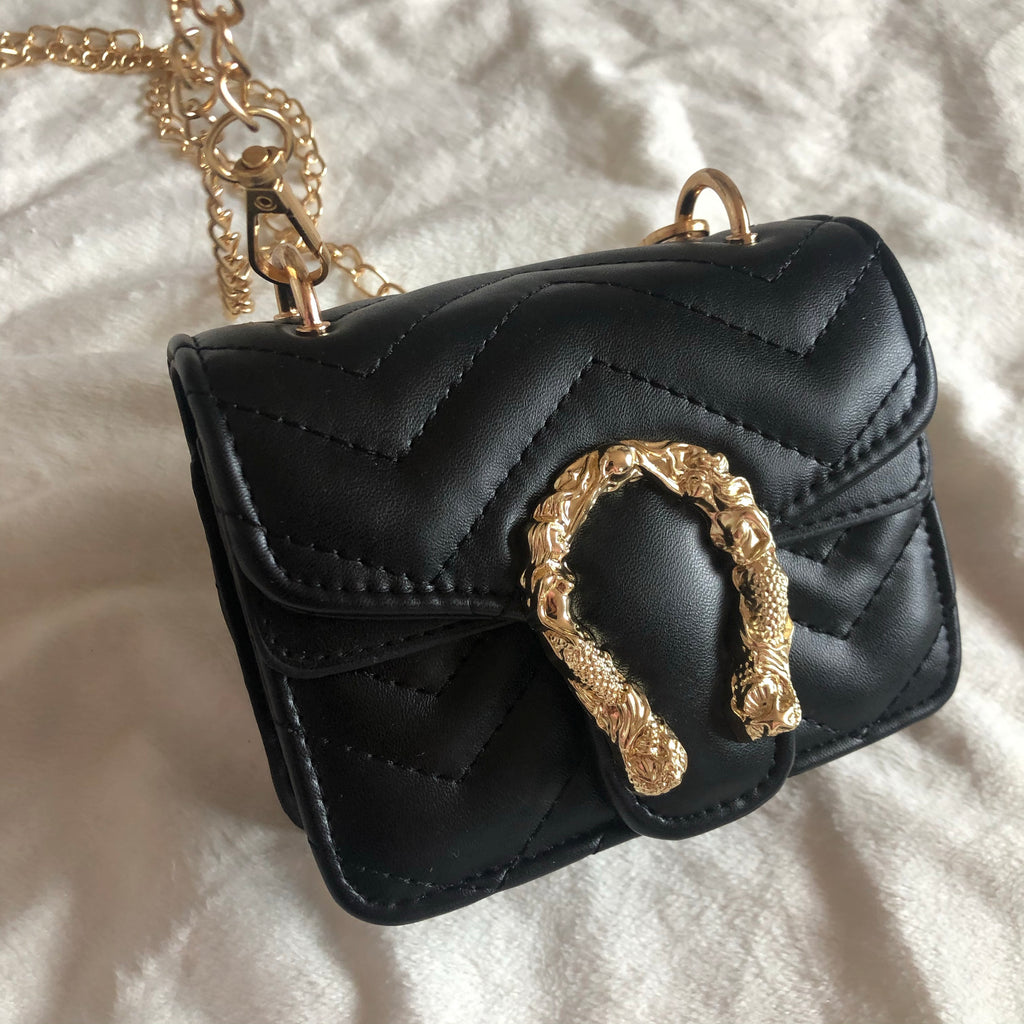 Mini Luxe Bag - Black - SOFIA WITH LOVE