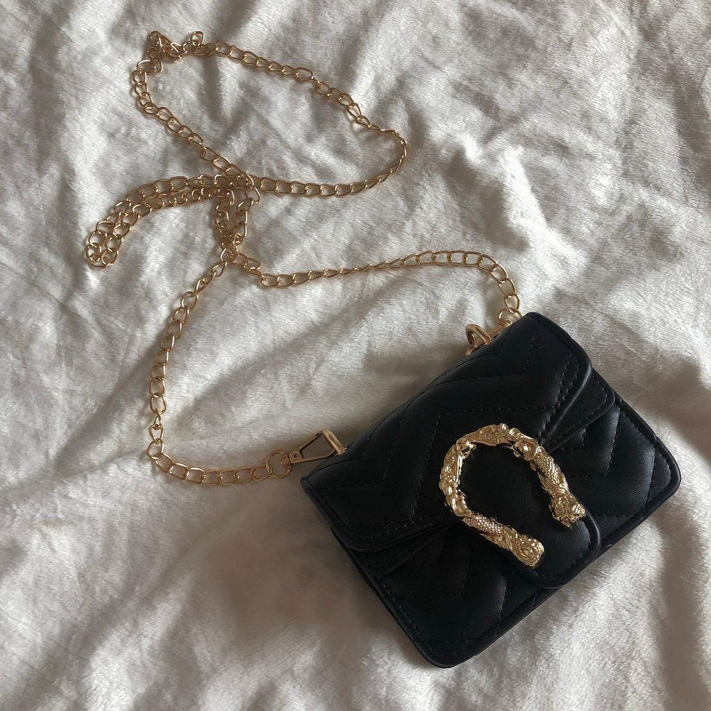 Mini Luxe Bag - Black - SOFIA WITH LOVE