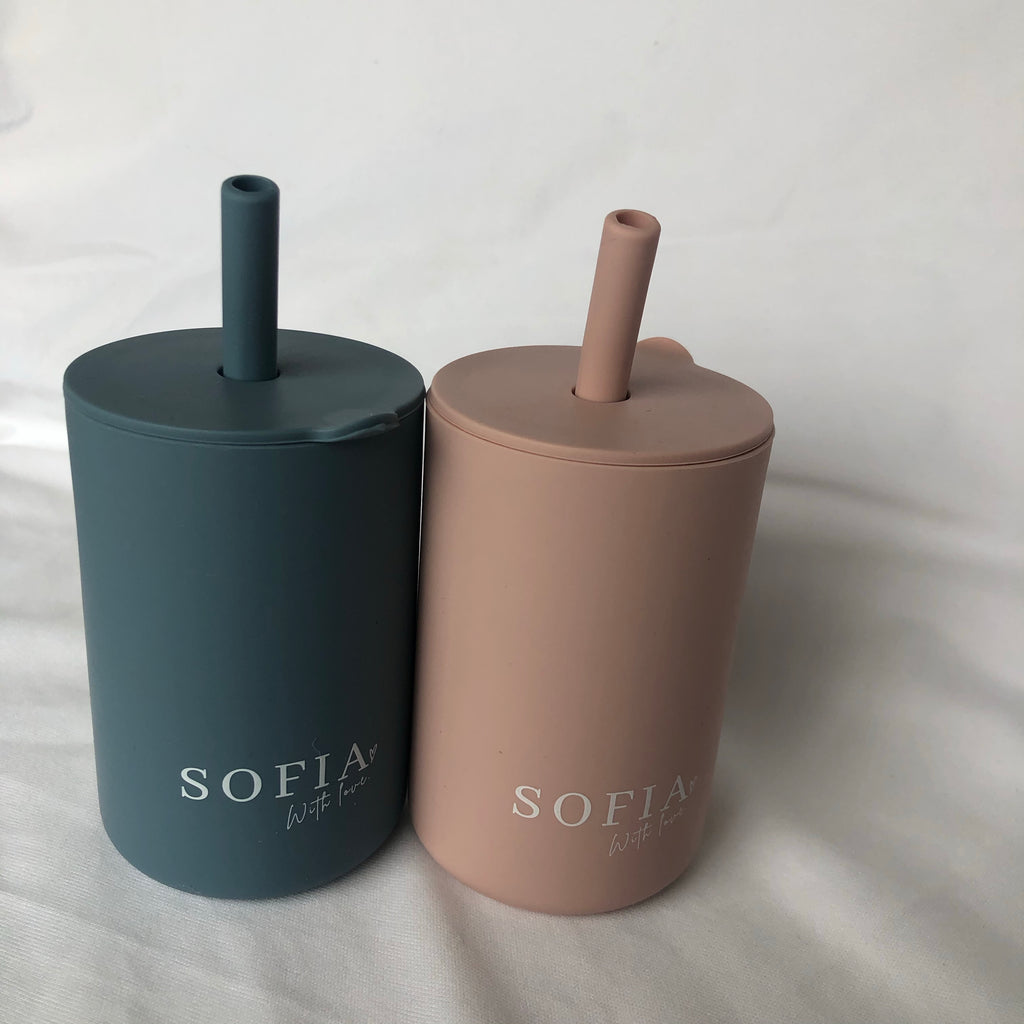 Silicone Sippy Cup 2.0 - SOFIA WITH LOVE