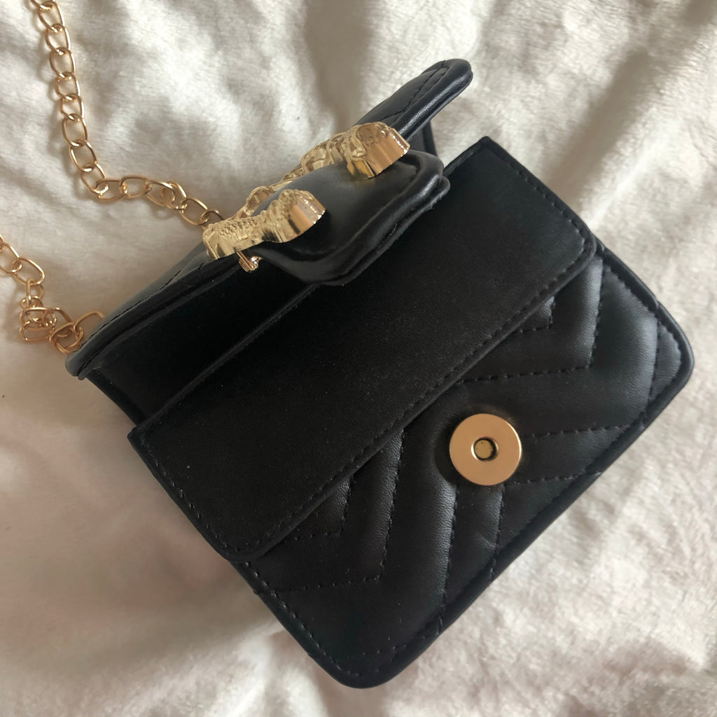 Mini Luxe Bag - Black - SOFIA WITH LOVE