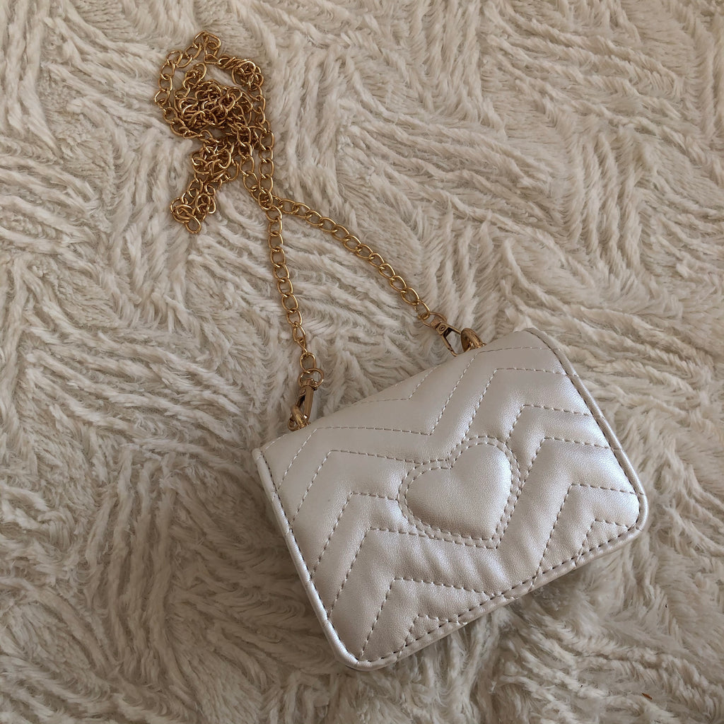 Mini Luxe Bag - White - SOFIA WITH LOVE